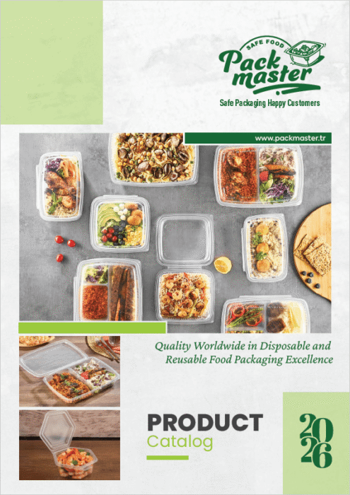 Packmaster 2026 Product Catalog: Professional range of leakproof, microwave-safe, and tamper-evident food packaging solutions for global suppliers.