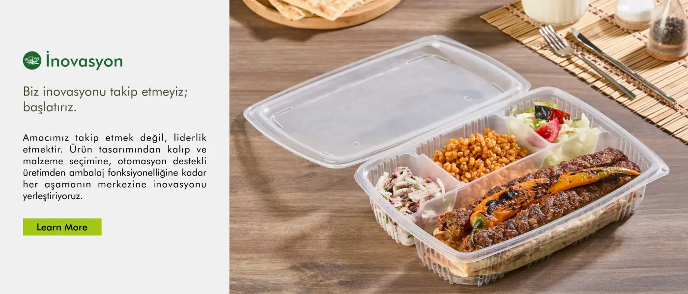 Packmaster inovasyon odaklı sızdırmaz paket servis kabı ve endüstriyel ambalaj tasarımı.