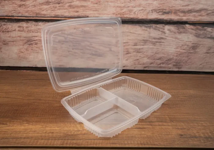 Packmaster CF03 3 Bölmeli Sızdırmaz Emniyet Kilitli Kap Açık Kapak Görünümü