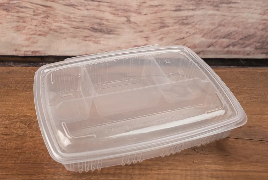 Chef Form 4 Bölmeli Paket Servis Kabı