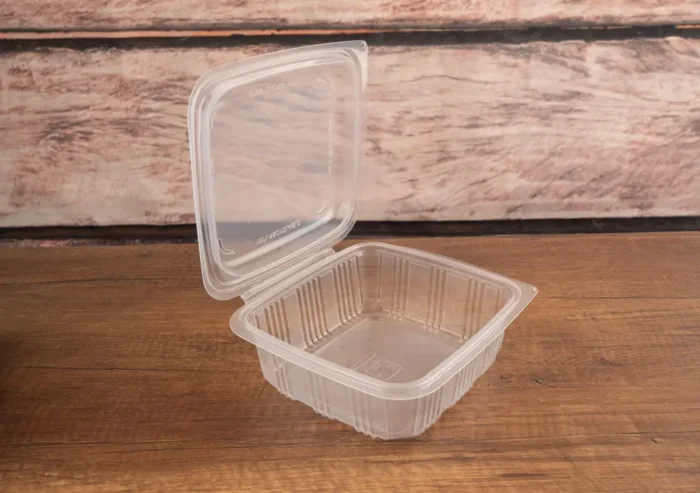 Packmaster CF06 Kare 1200 ml Sızdırmaz Emniyet Kilitli Gıda Kabı Açık Kapak