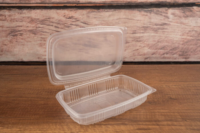 Packmaster CF07 Rectangular Leakproof and Tamper Evident Container Open Lid Interior View