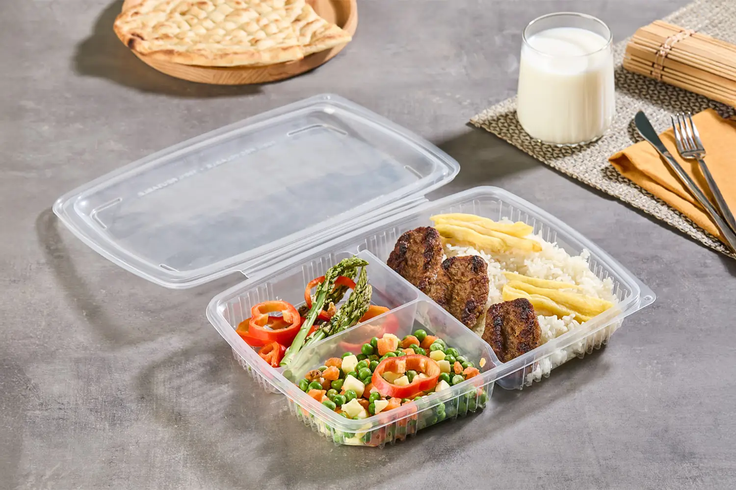 CHEF FORM 3 COMPARTMENT