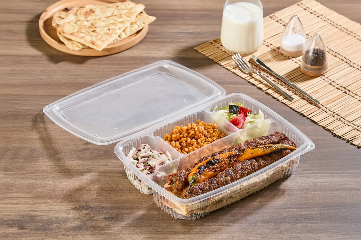 CHEF FORM 4 COMPARTMENT KEBAP