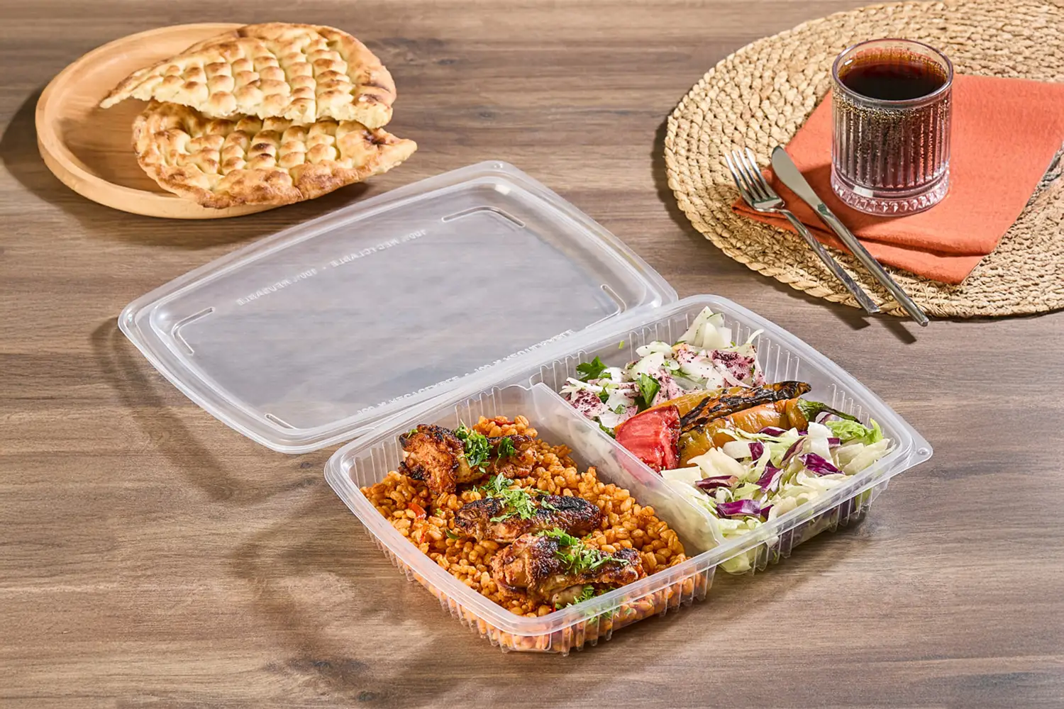 CHEF FORM 2 COMPARTMENT