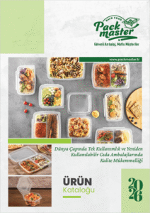 Packmaster 2026 Güncel Ürün Kataloğu - Sızdırmaz Paket Servis Kapları ve Emniyet Kilitli Ambalajlar