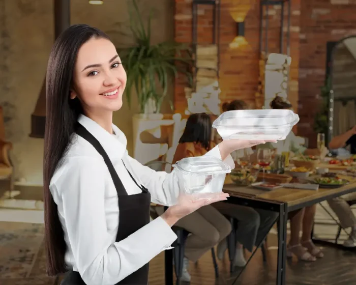Wholesale Takeout Containers - Heat-Resistant PP Bottom Base Wholesale takeout containers heavy-duty polypropylene bottom base designed for heat resistance and leak prevention.